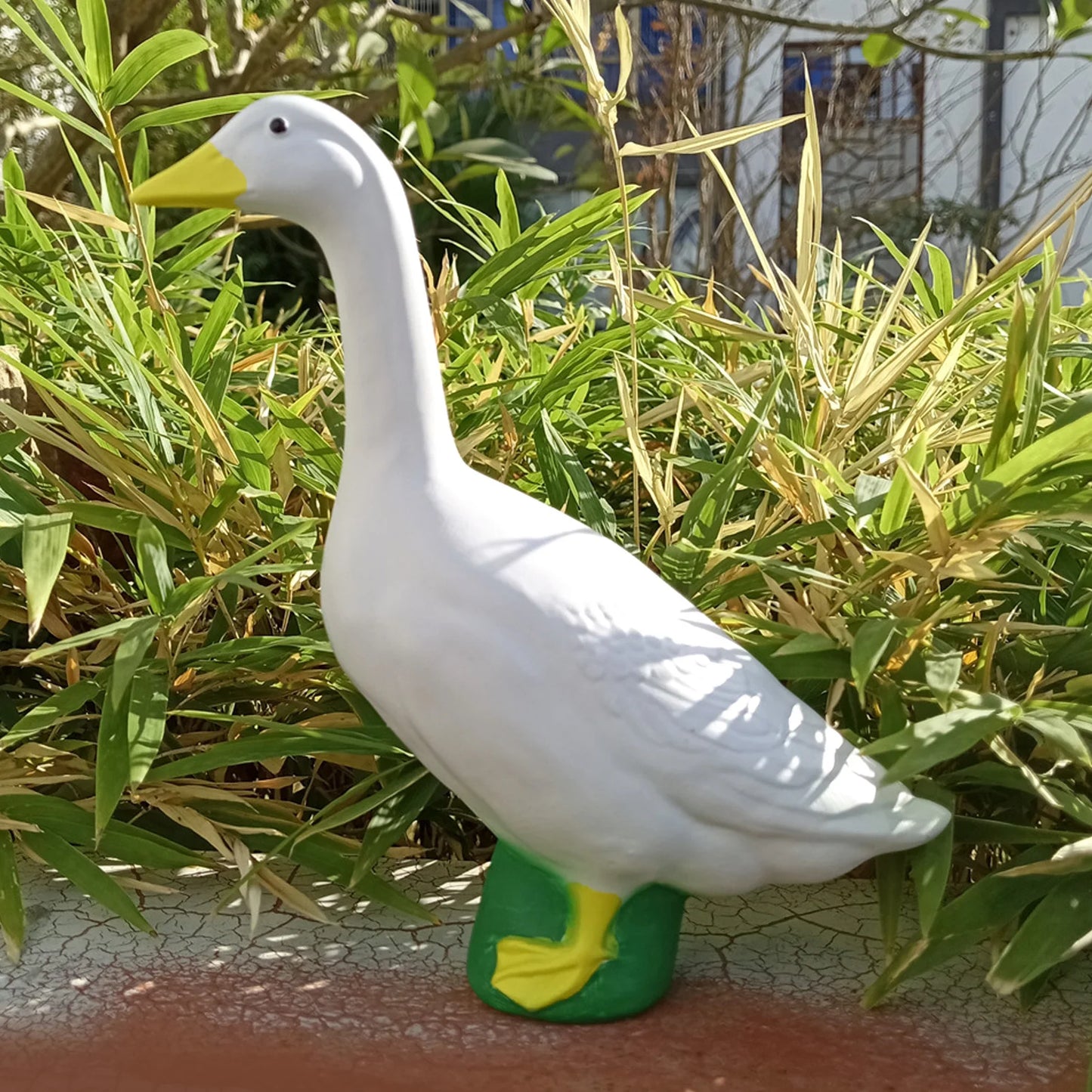 Resin Goose Figurine - Exquisite Lifelike Garden & Home Decor