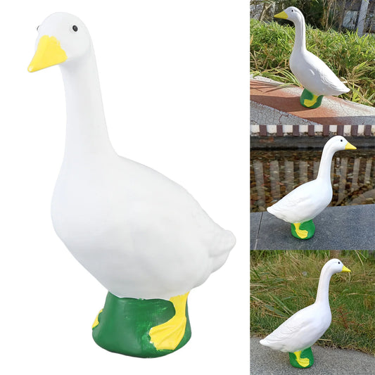 Resin Goose Figurine - Exquisite Lifelike Garden & Home Decor